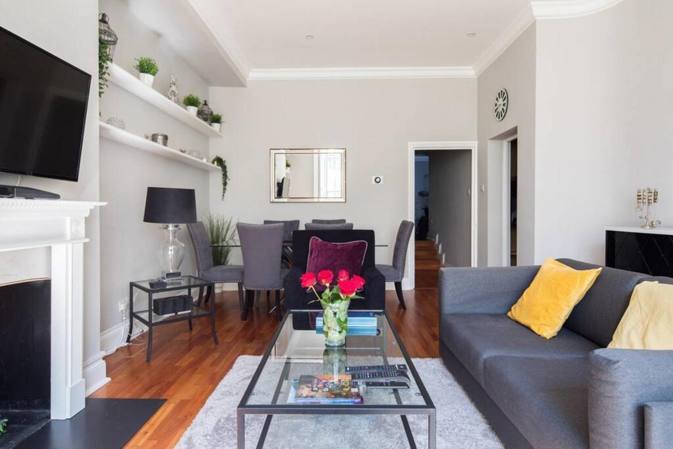 Apartament Steps From Hyde Park 2Br 2Bath Sleeps 6 Londyn Zewnętrze zdjęcie